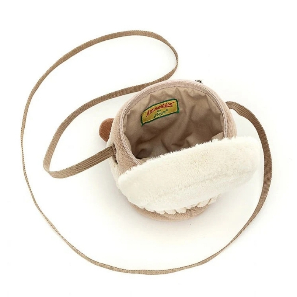 Jellycat Amuseable Coffee-to-Go Bag Crossbody Soft & Plush 8x3.5" NWT - Picture 2 of 5